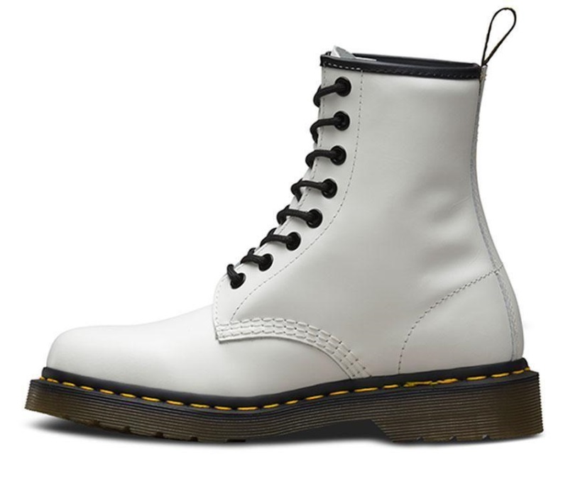 1460 Lisas Blancas Lisas Dr.martens Botas