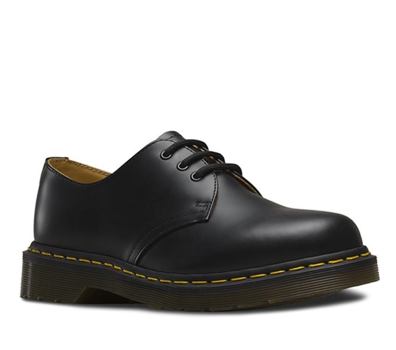 Negro Liso 1461 Liso Dr.martens Botas