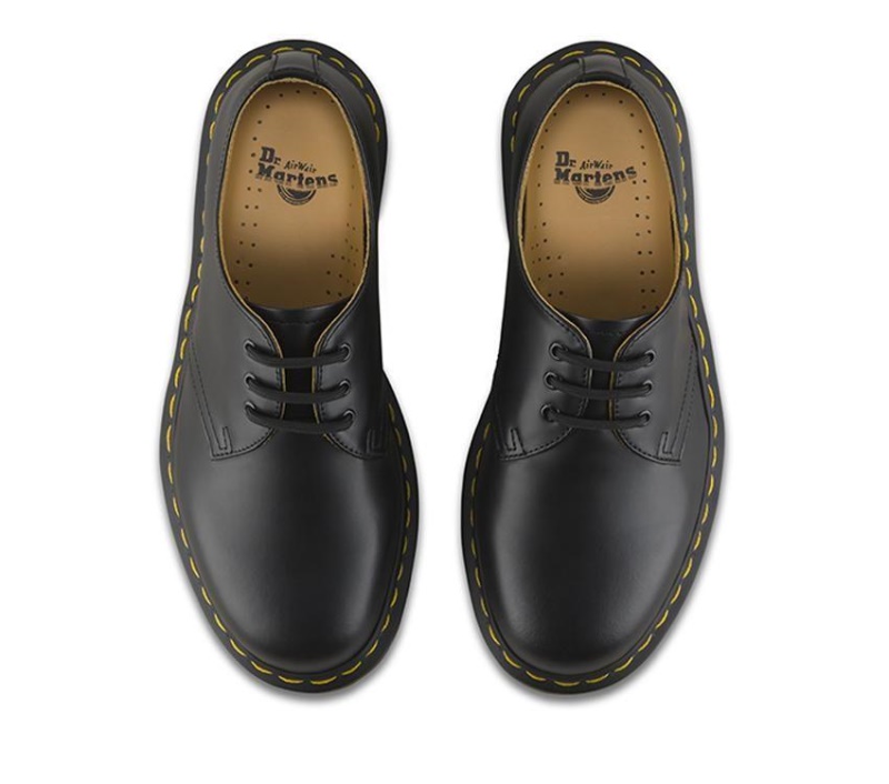Negro Liso 1461 Liso Dr.martens Botas