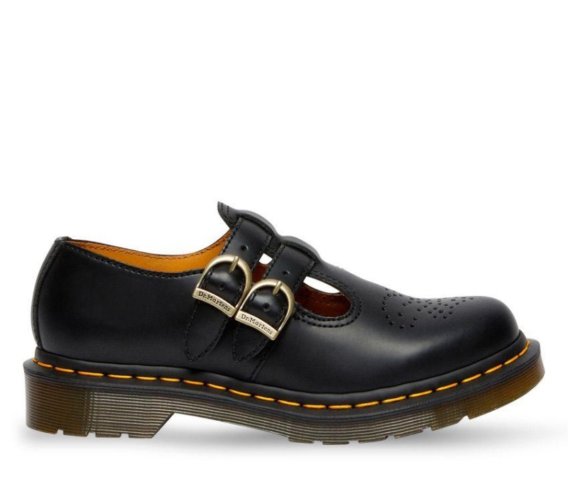Negro Liso 8065 Merceditas Dr.martens Botas