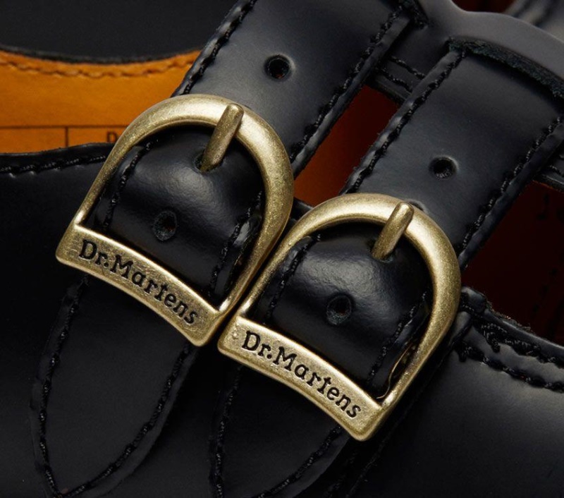 Negro Liso 8065 Merceditas Dr.martens Botas