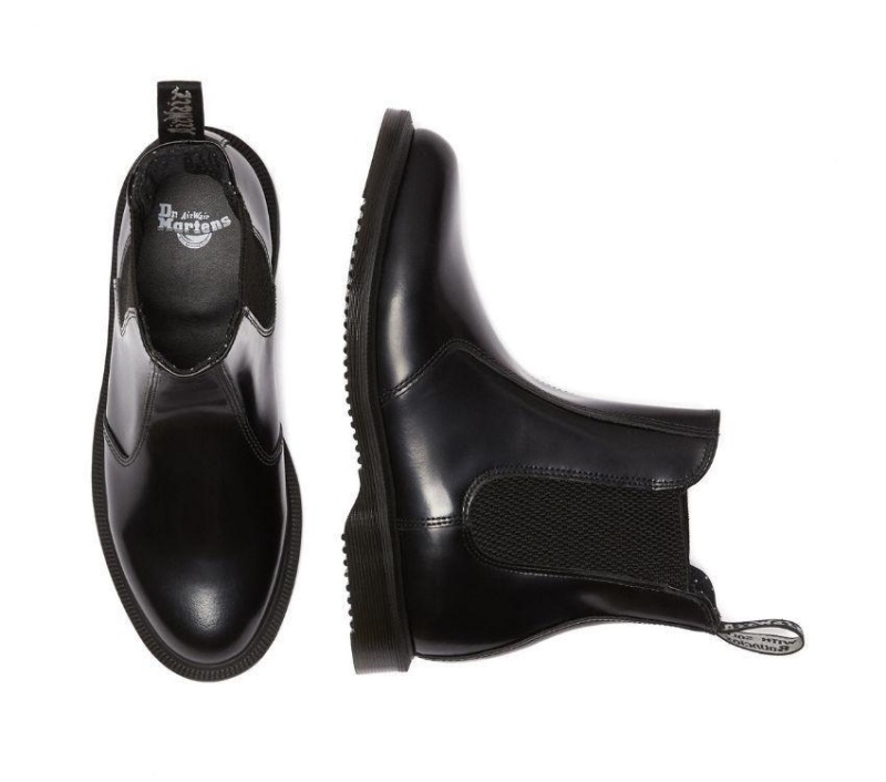 Negro Dr.martens Botas Flora Suave