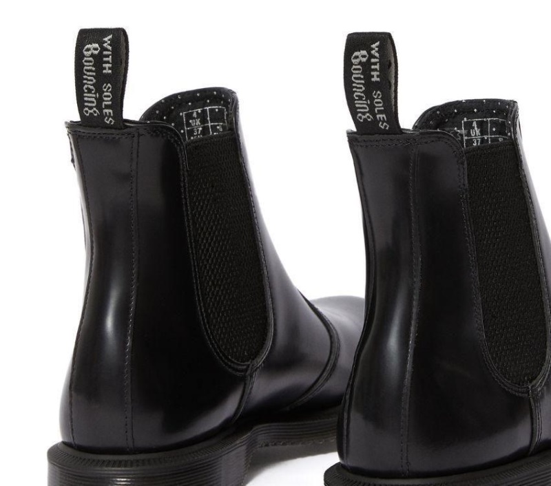 Negro Dr.martens Botas Flora Suave