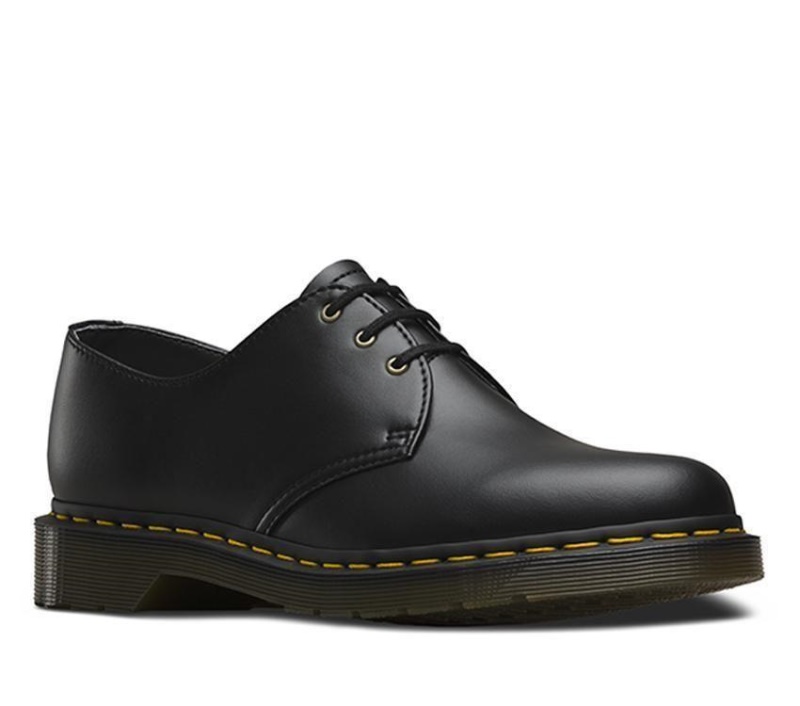 Vegano 1461 Dmc Zapato De 3 Ojales Negro Felix Frotar Dr.martens Botas