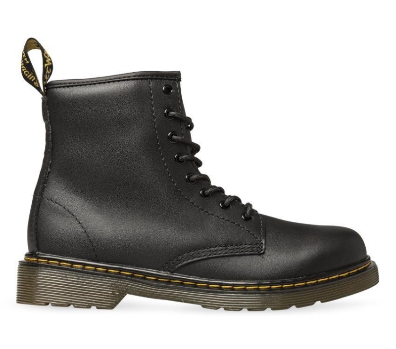 Dr.martens Negro Softy T Botas Niños Junior 1460 Softy T