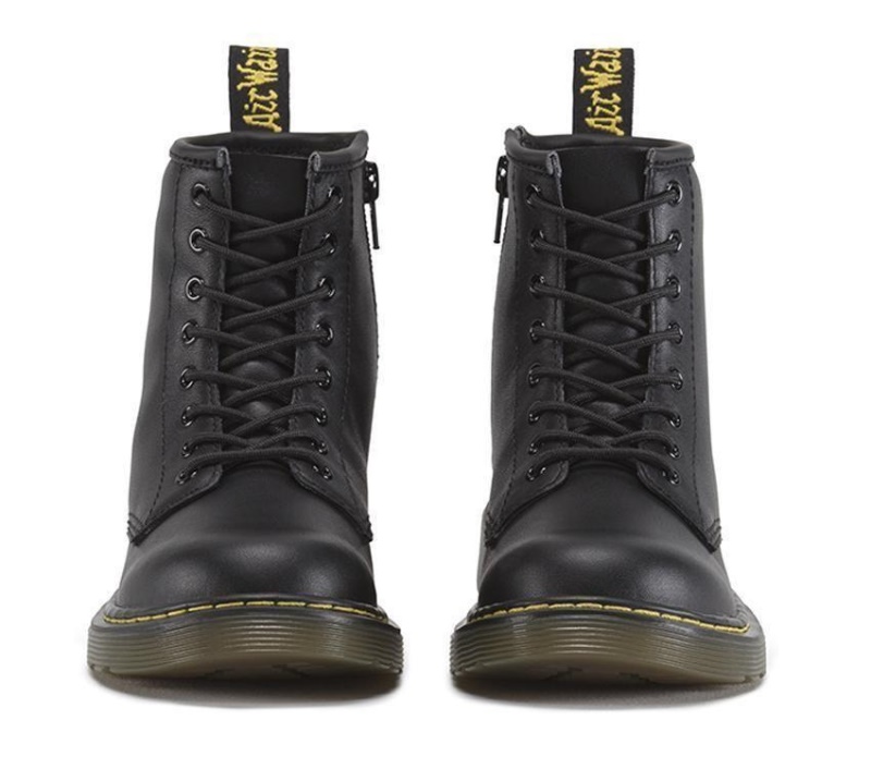 Dr.martens Negro Softy T Botas Niños Junior 1460 Softy T
