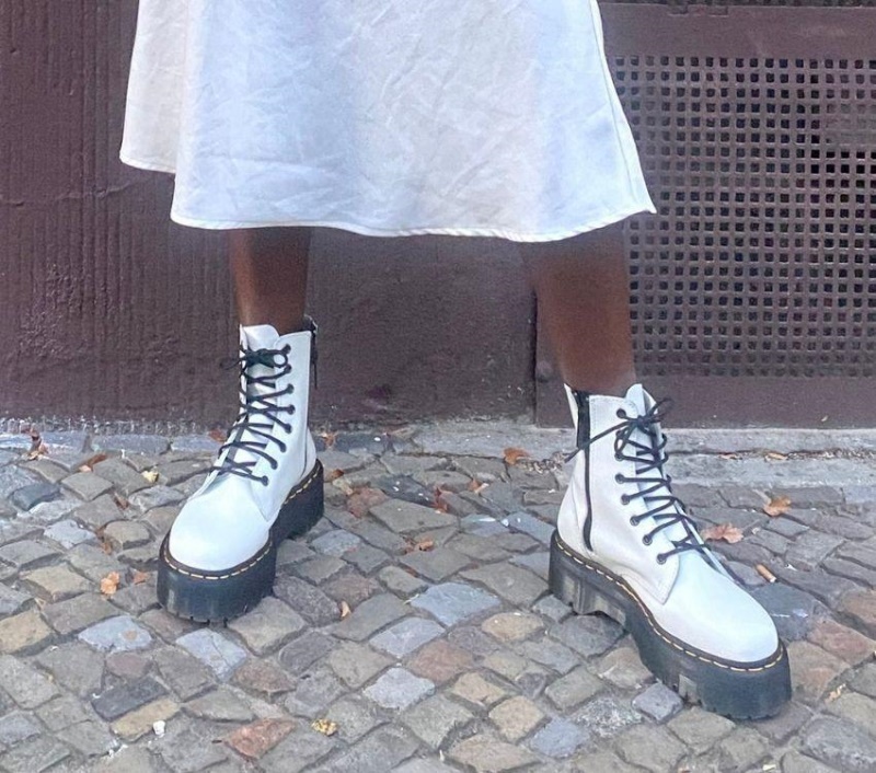 Jadon Blanco Liso Dr.martens Botas