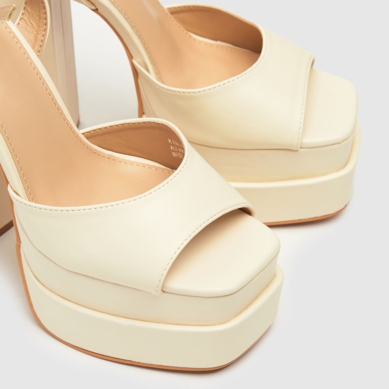 Schuh Shay Plataforma Tacones Altos Blanco Dr.martens Botas