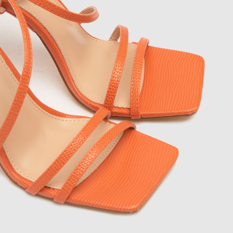 Dr.martens Botas Schuh Santi Strappy Stiletto Tacones Naranja