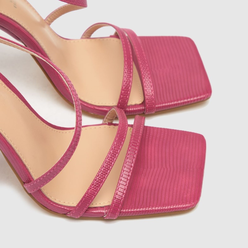 Schuh Santi Strappy Stiletto Tacones Altos Rosa Dr.martens Botas