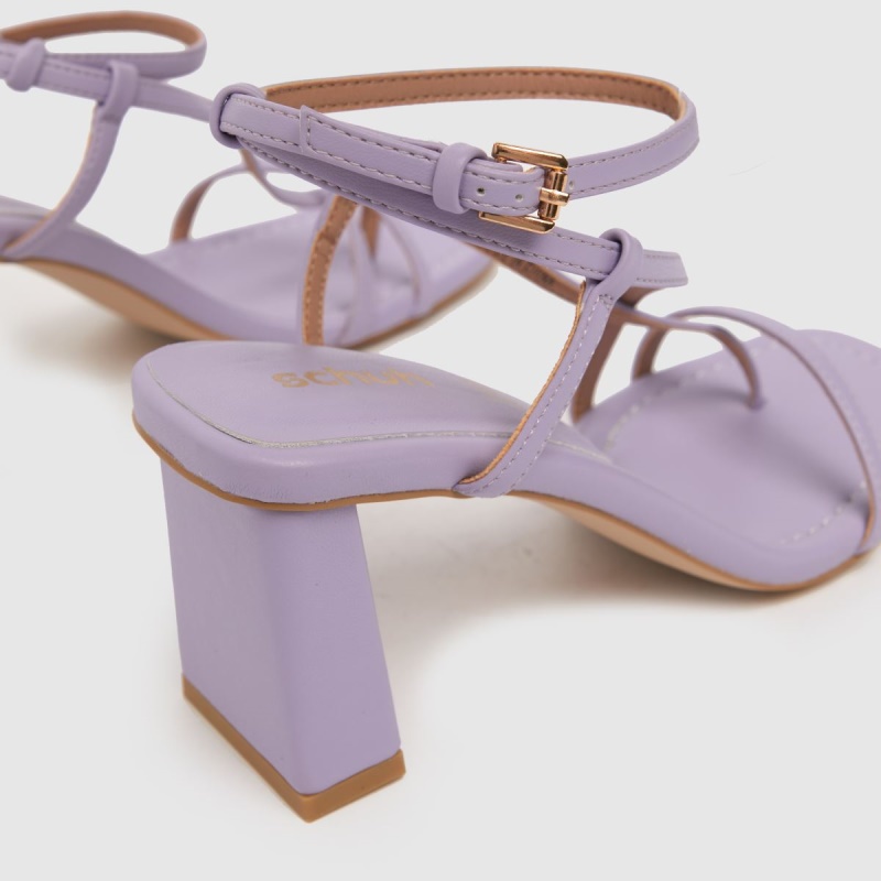 Dr.martens Botas Lila Schuh Tormenta Tiras Tacones Altos