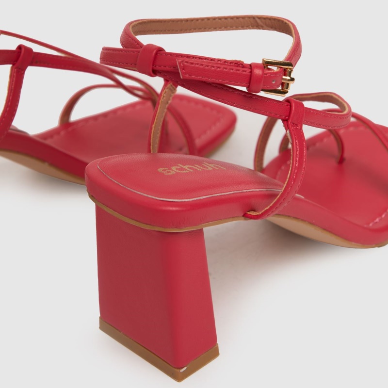 Rosa Dr.martens Botas Schuh Storm Strappy Tacones Altos