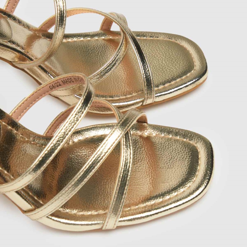 Dr.martens Botas Schuh Serene Acampanados Tacones Dorados