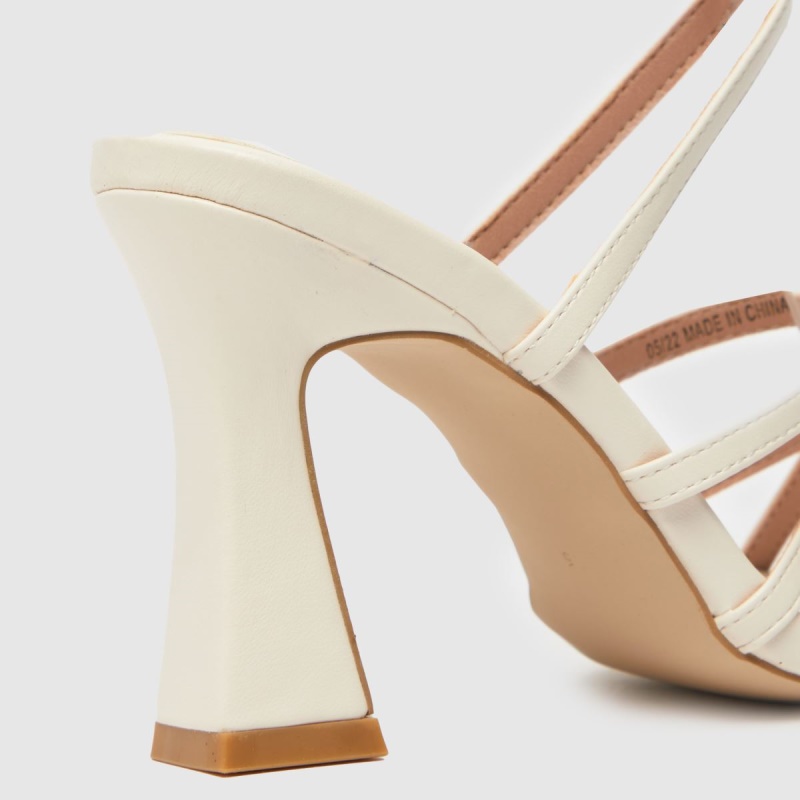 Dr.martens Botas Blanco Schuh Serene Acampanado Tacones Altos