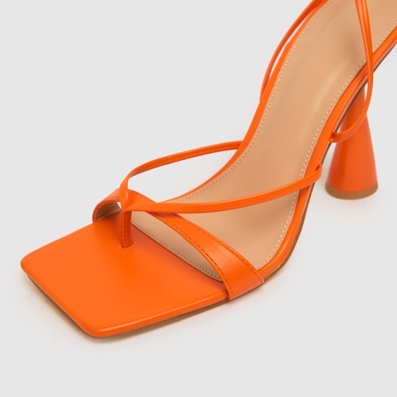 Naranja Schuh Sullivan Strappy Heel Tacones Altos Dr.martens Botas