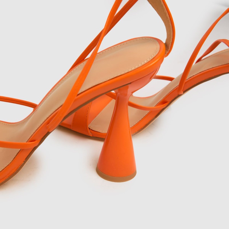 Naranja Schuh Sullivan Strappy Heel Tacones Altos Dr.martens Botas