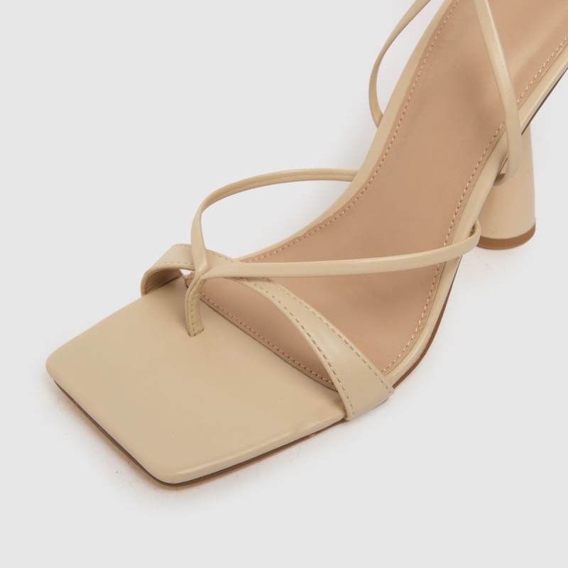 Schuh Sullivan Tiras Tacones Altos Dr.martens Botas Natural