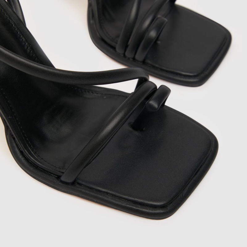 Schuh Santana Tiras Tacones Altos Dr.martens Botas Negro