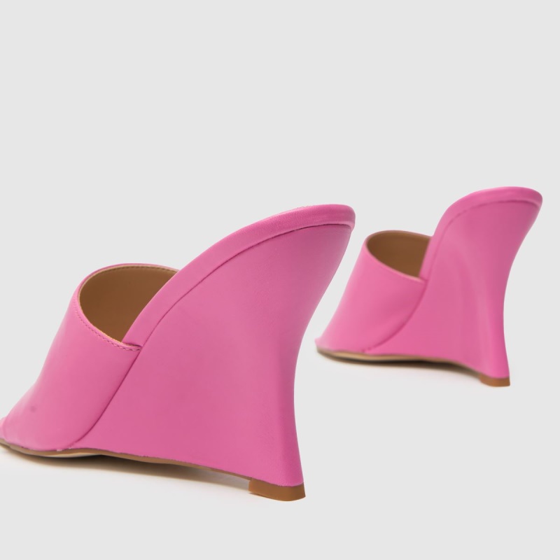 Dr.martens Botas Schuh Samira Cuña Mule Tacones Altos Rosa