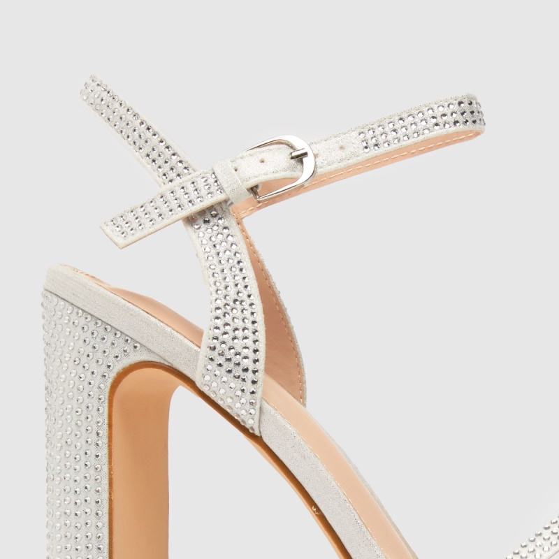 Schuh Saffron Adornado Plataforma Tacones Altos Dr.martens Botas Plata