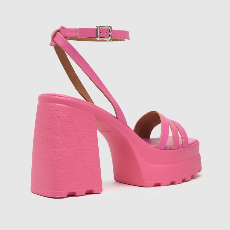 Schuh Sofia Plataforma Tacones Altos Dr.martens Botas Rosa