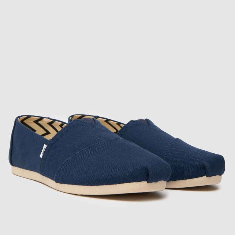 Dr.martens Botas Toms Classic Slip Flats Azul Marino