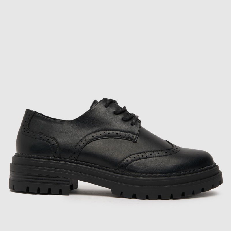 Dr.martens Botas Schuh Limor Brogue Zapatos Planos Con Cordones Negro
