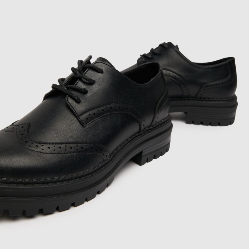 Dr.martens Botas Schuh Limor Brogue Zapatos Planos Con Cordones Negro