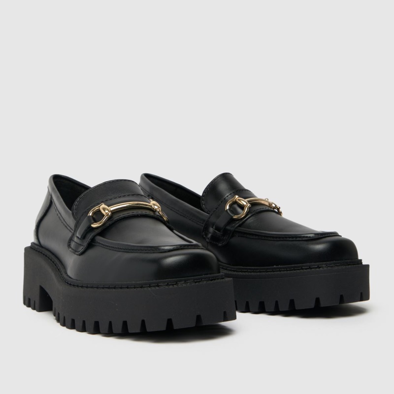 Zapatos Planos Schuh Lyla Cuero Snaffle Dr.martens Botas Negro
