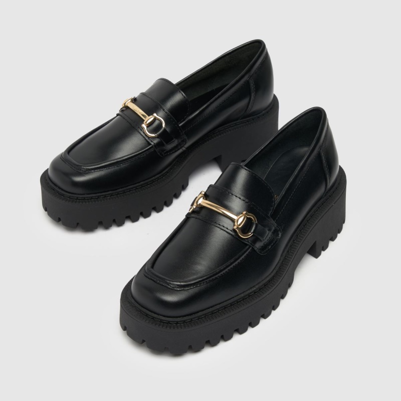 Zapatos Planos Schuh Lyla Cuero Snaffle Dr.martens Botas Negro