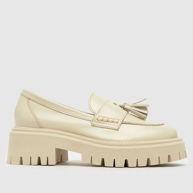 Natural Dr.martens Botas Schuh Lastri Cuero Mocasines Gruesos Zapatos Planos