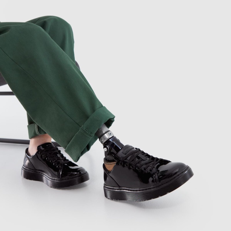 Dr.martens Botas Dr Martens Dante 6 Eye Zapatos Planos De Charol Negro