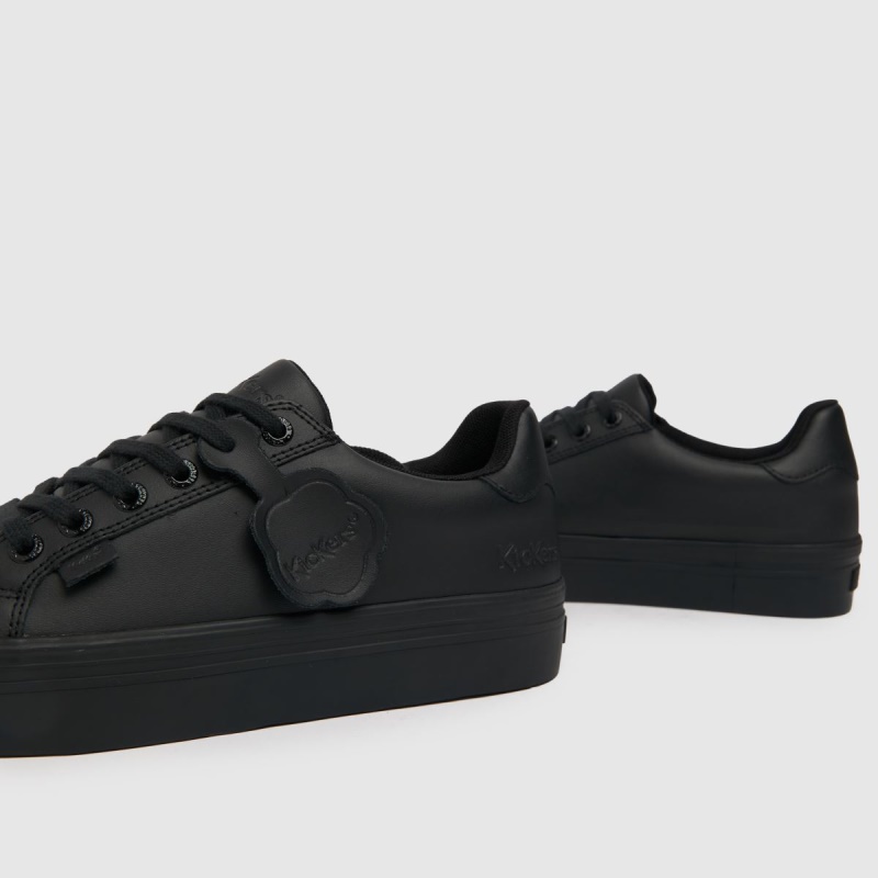 Zapatos Planos Kickers Tovni Stack Mono Negro Dr.martens Botas