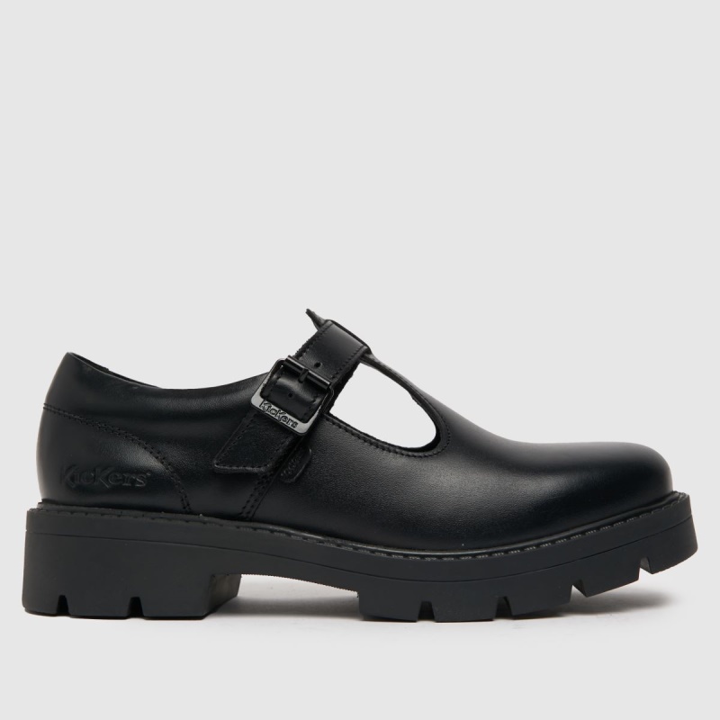 Dr.martens Botas Kickers Kori T Bar Mono Zapatos Planos Negro