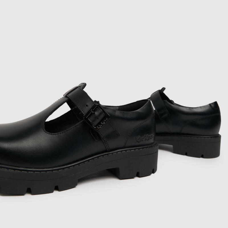 Dr.martens Botas Kickers Kori T Bar Mono Zapatos Planos Negro