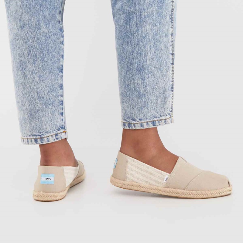 Toms University Rope Vegan Zapatos Planos Dr.martens Botas Natural