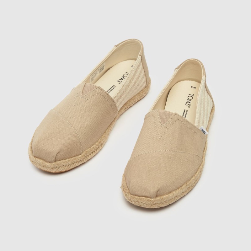 Toms University Rope Vegan Zapatos Planos Dr.martens Botas Natural