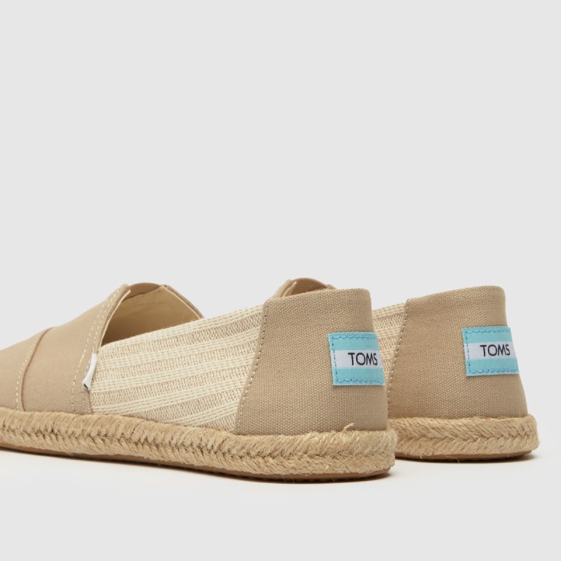 Toms University Rope Vegan Zapatos Planos Dr.martens Botas Natural