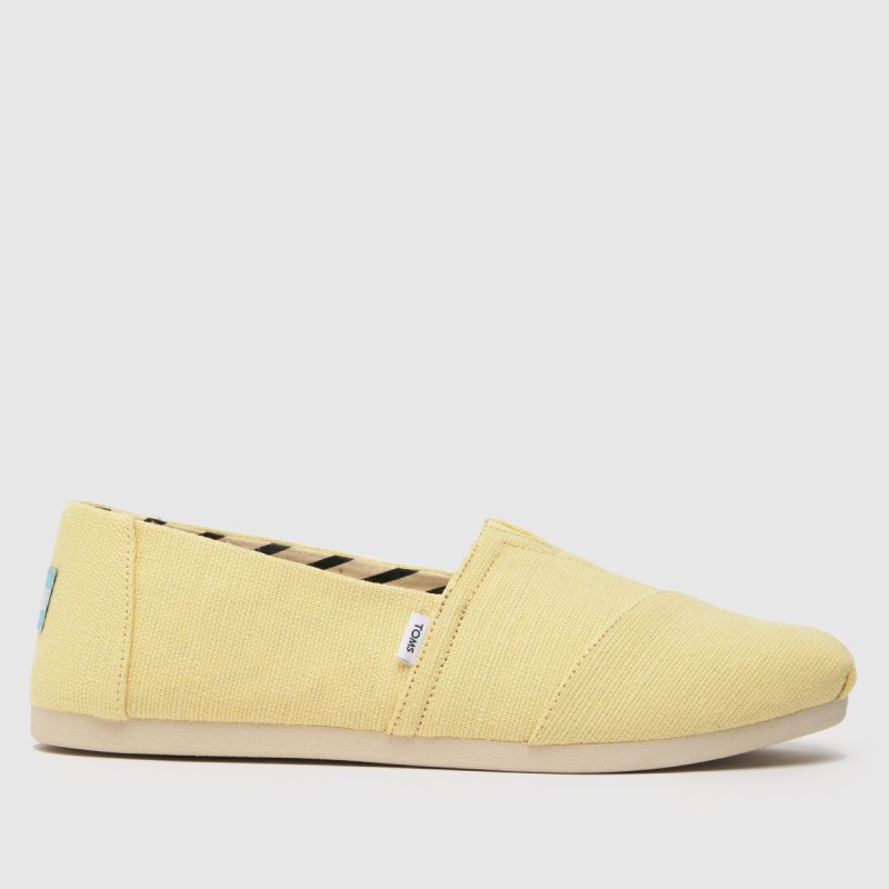 Zapatos Planos Toms Alpargata Vegan Amarillo Dr.martens Botas