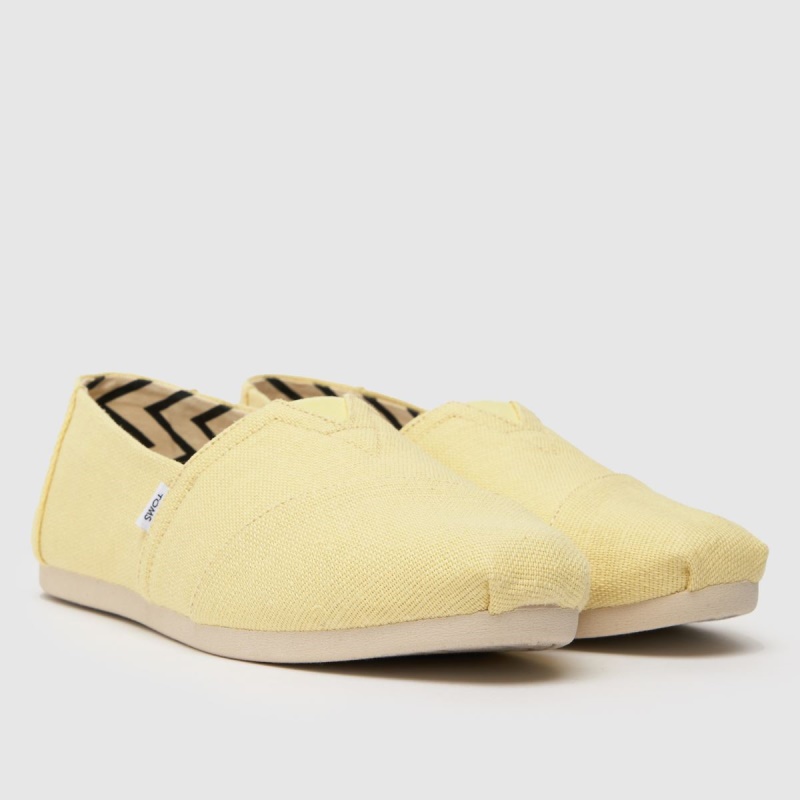 Zapatos Planos Toms Alpargata Vegan Amarillo Dr.martens Botas