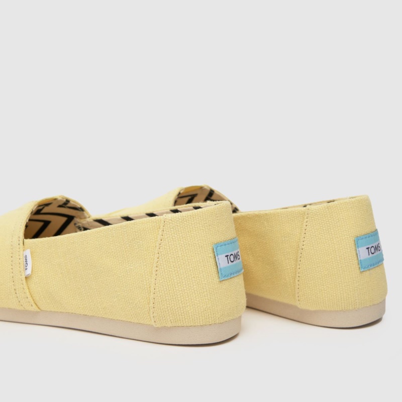 Zapatos Planos Toms Alpargata Vegan Amarillo Dr.martens Botas