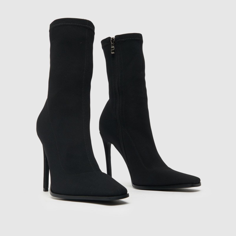 Simmi Benecia Stilleto Botas Dr.martens Botas Negras