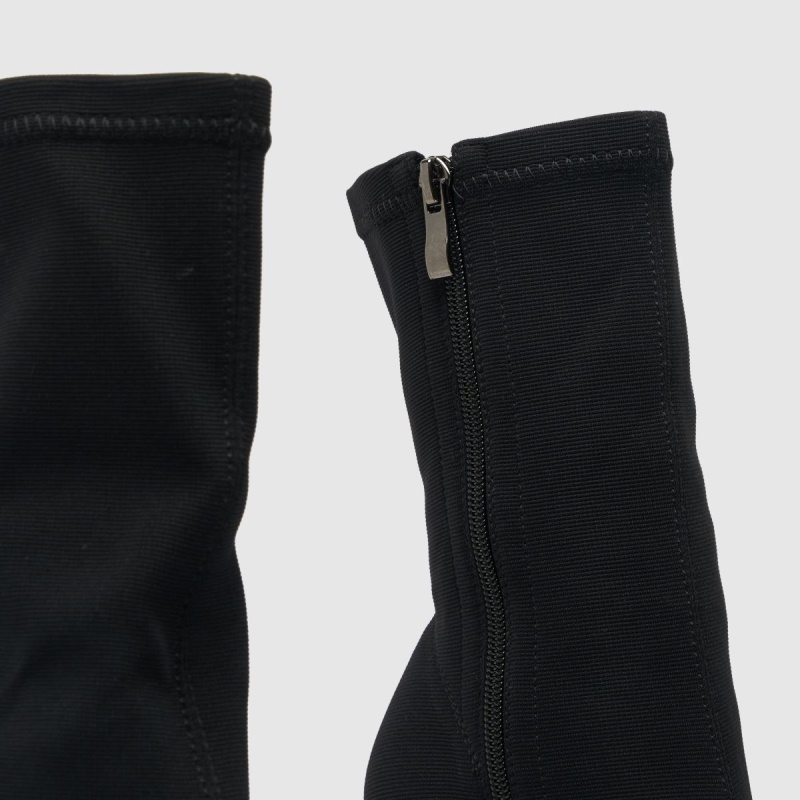 Simmi Benecia Stilleto Botas Dr.martens Botas Negras