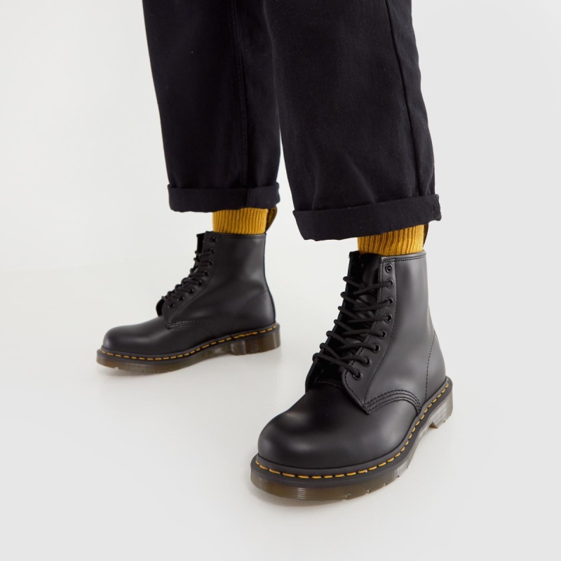 Dr Martens 1460 Botas Con 8 Ojales Negro Dr.martens Botas