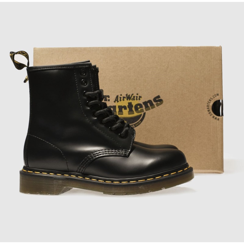 Dr Martens 1460 Botas Con 8 Ojales Negro Dr.martens Botas