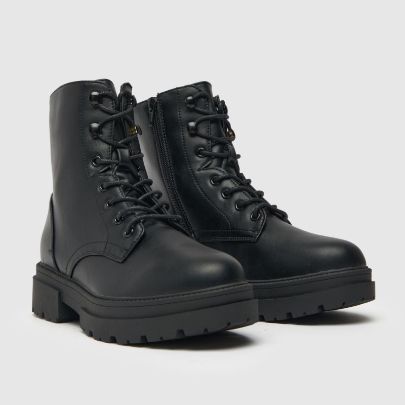 Dr.martens Botas Schuh Ashton Botas Gruesas Con Cordones Negro