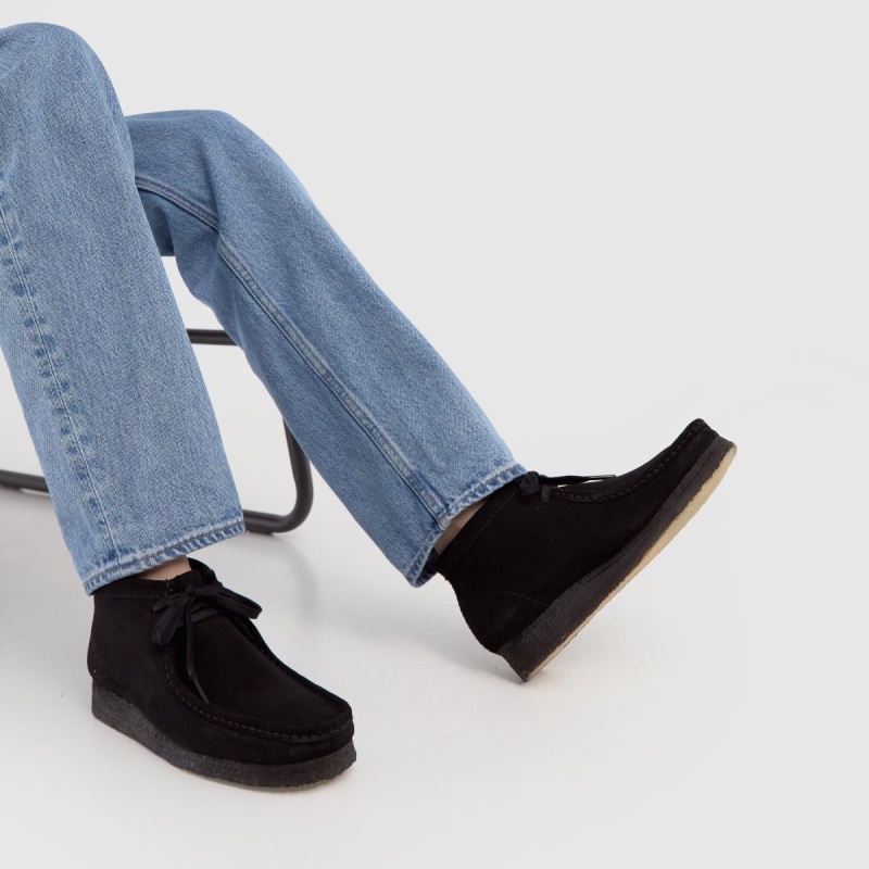 Botas Clarks Originales Wallabee Negras Dr.martens Botas