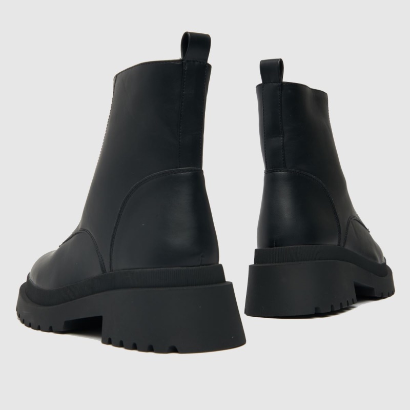 Botas Gruesas Con Cremallera Delantera Abigail Schuh Negro Dr.martens Botas