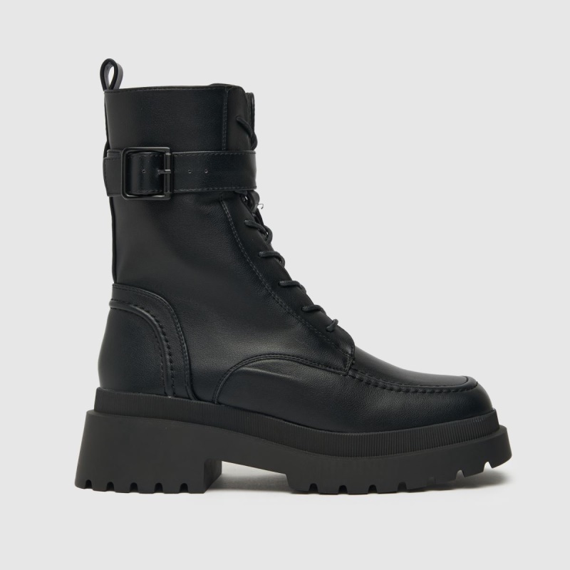 Dr.martens Botas Schuh Aaliyah Botas De Corte Alto Con Hebilla Negro