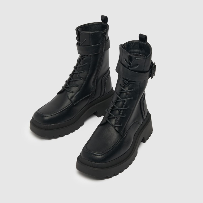Dr.martens Botas Schuh Aaliyah Botas De Corte Alto Con Hebilla Negro